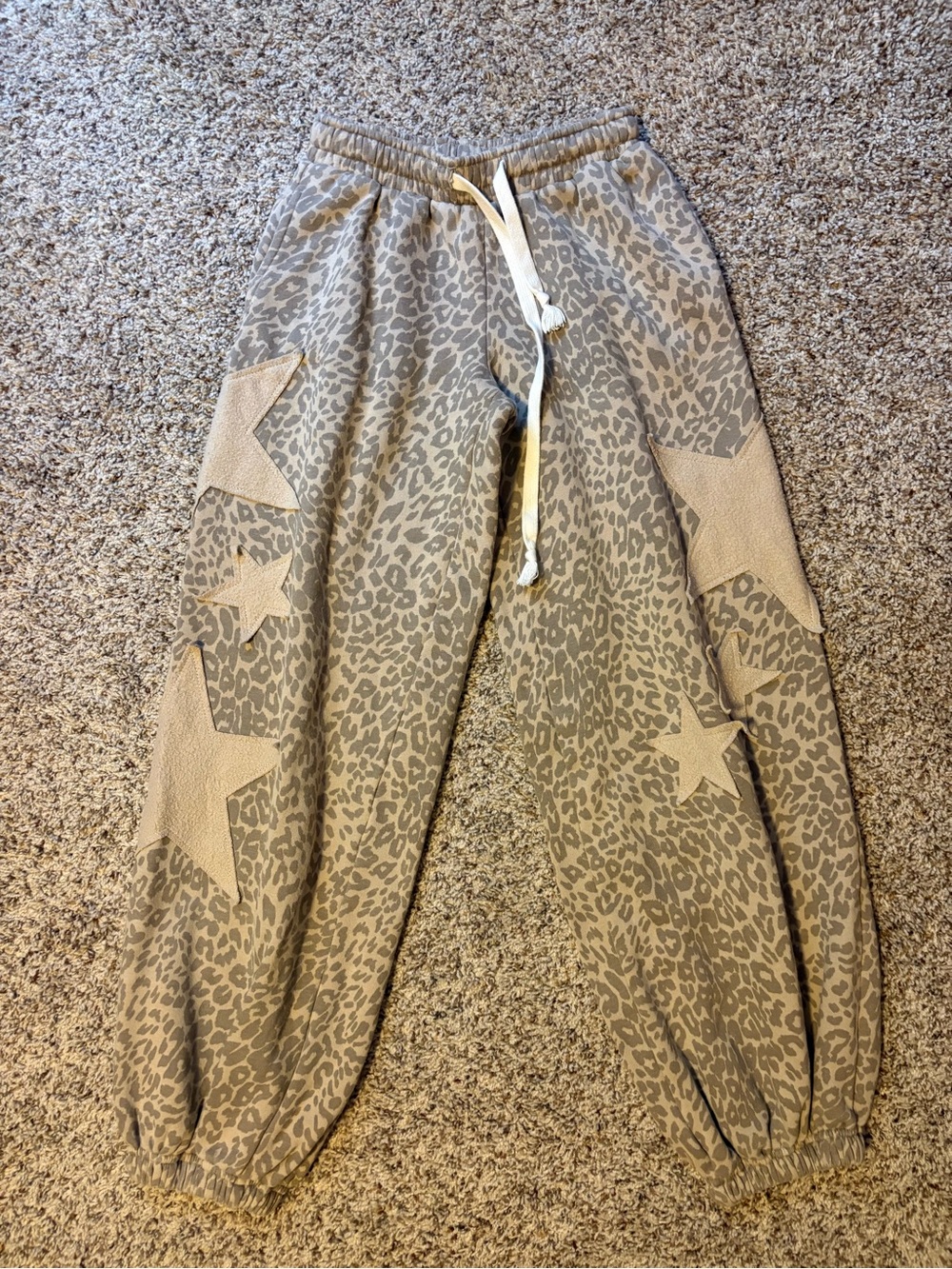 Out From Under Leopard Print Star Joggers
